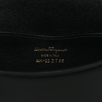 Salvatore Ferragamo Smooth Calfskin Boxyz Shoulder Bag Black 5 of 8