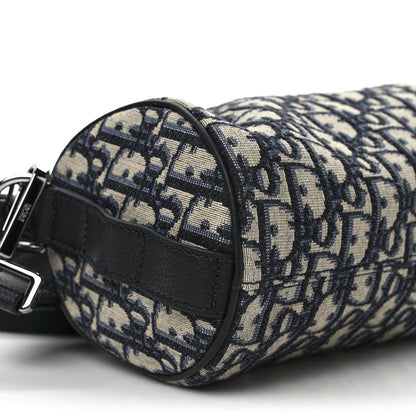 Christian Dior Oblique Mini Roller Messenger Bag Blue 7 of 10