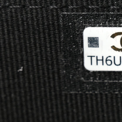 Chanel Lambskin Quilted Chain Top Handle Clutch With Chain Black 8 of 14