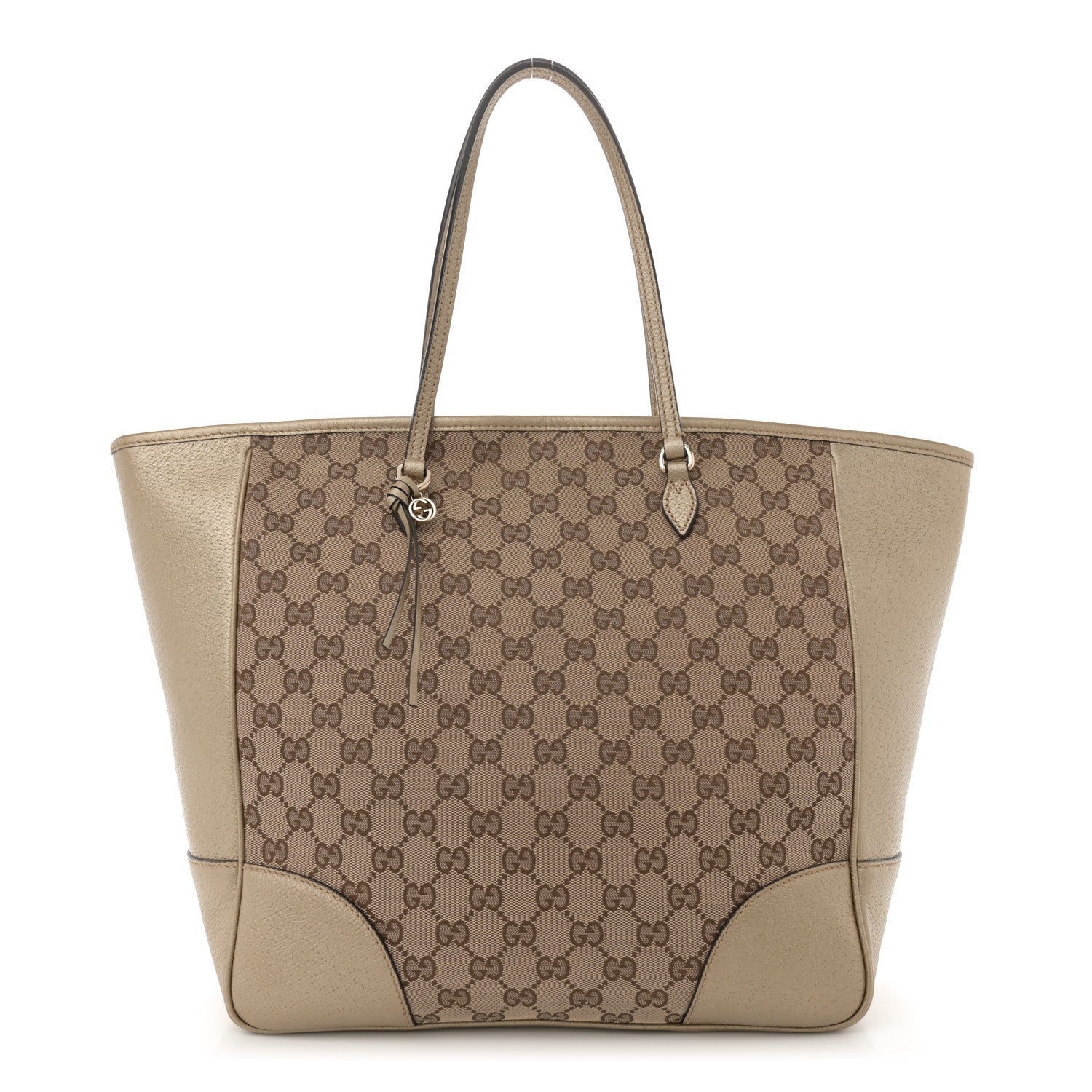 Gucci Monogram Medium Bree Zippered Tote Beige Golden Beige 1 of 7