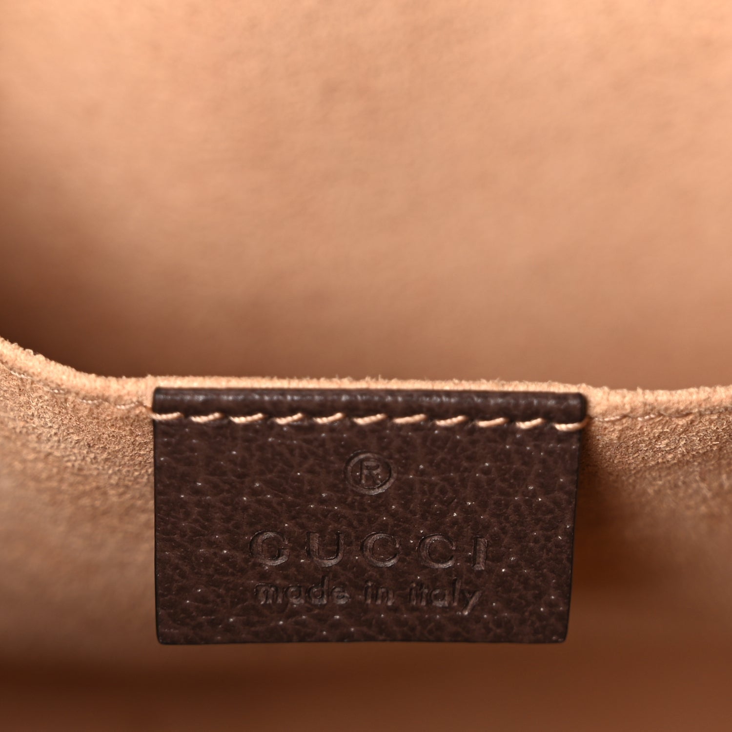 Gucci GG Supreme Monogram Web Ophidia Pouch Brown 6 of 7