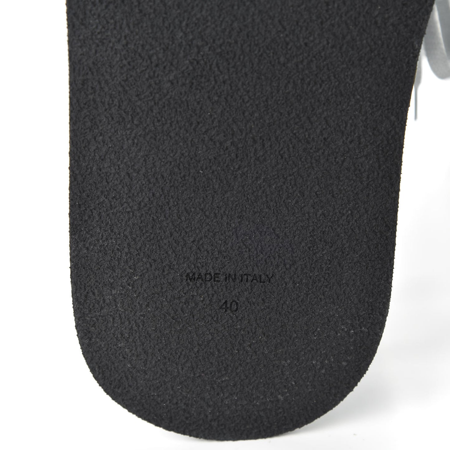 Laminated Nappa FF Embossed T-Rex Lace Up Ski Boots 40 Argento