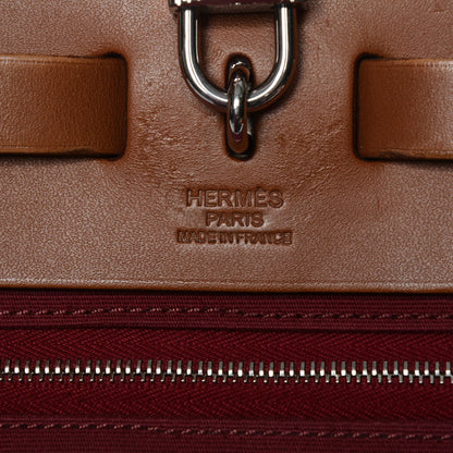 Hermes Vache Hunter Toile Herbag Zip 31 PM Rubis 7 of 13