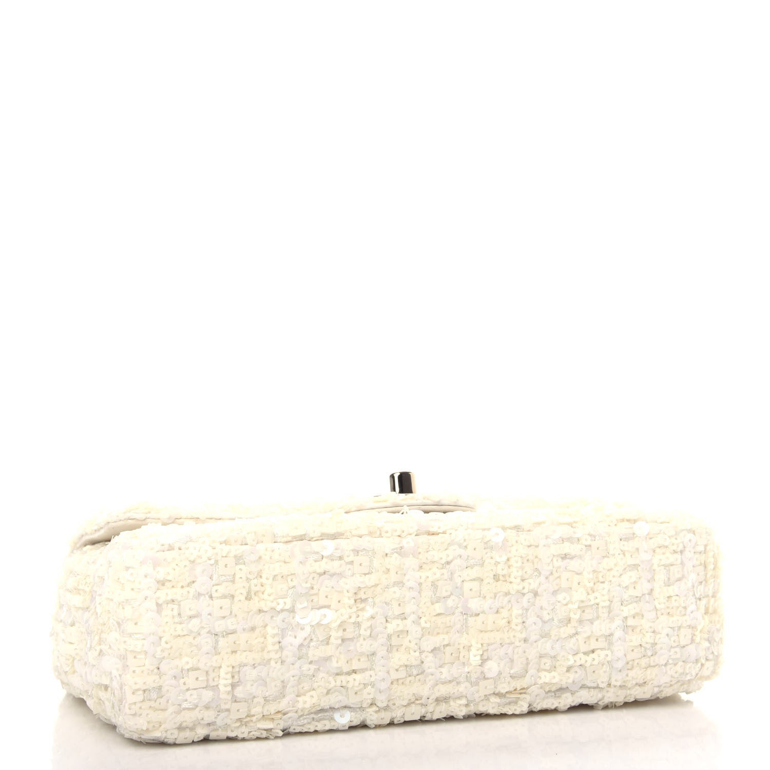 Chanel Sequin Mini Rectangular Flap White 4 of 11