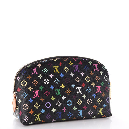 Louis Vuitton Monogram Multicolor Cosmetic Pouch Black Grenade 3 of 7