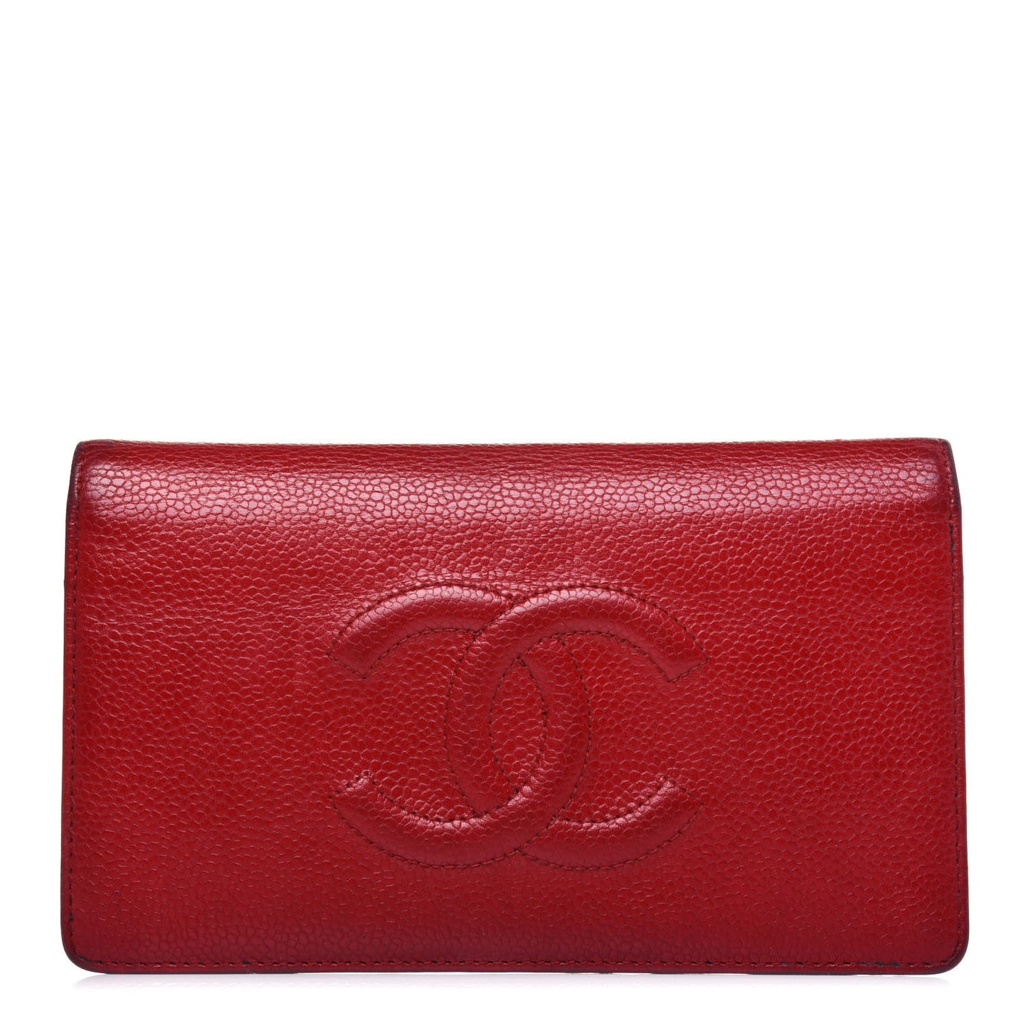 Caviar Timeless CC Yen Wallet Red