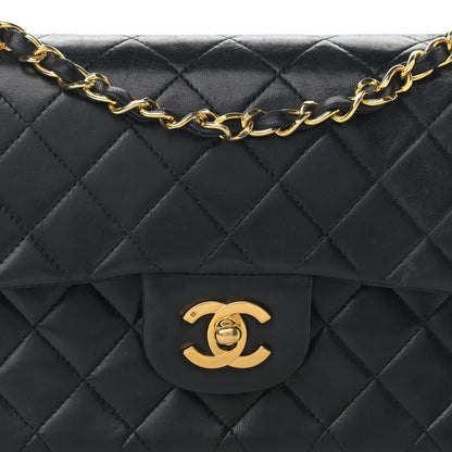 Chanel Lambskin Quilted Small Double Flap Black 9 of 18