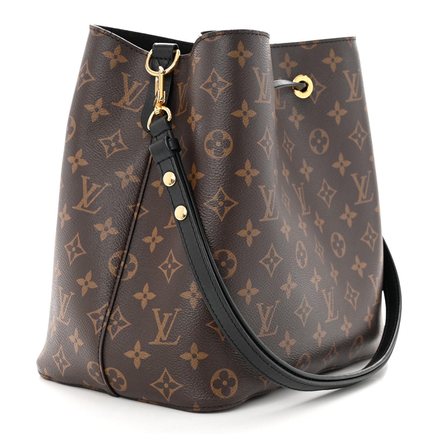 Louis Vuitton Monogram Neonoe MM Black 3 of 9