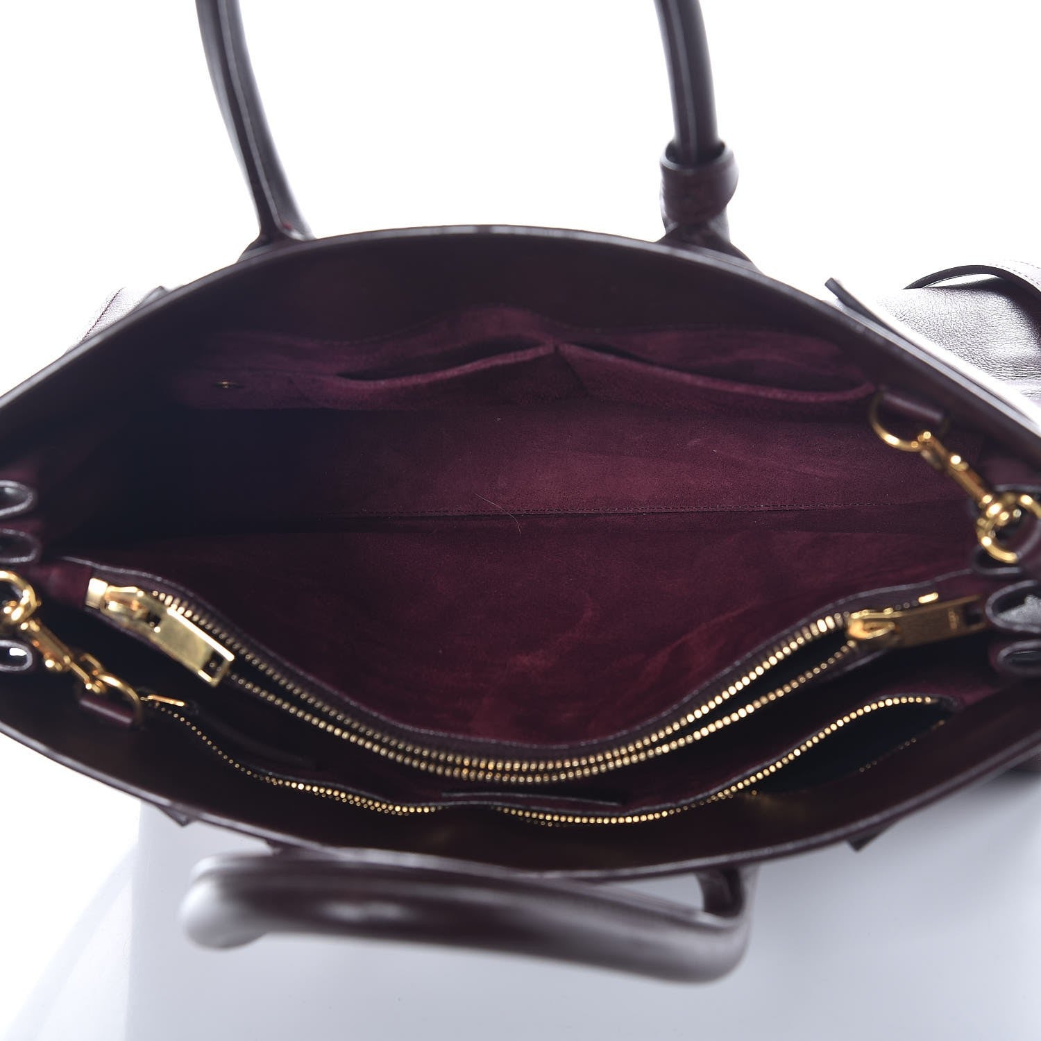 Saint Laurent Calfskin Small Sac De Jour Amarena 5 of 8