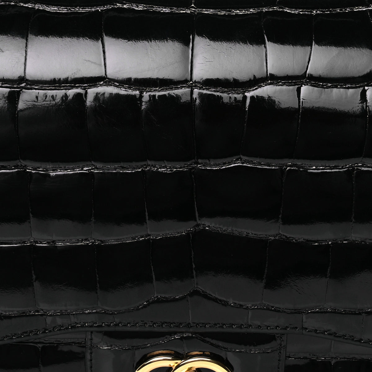 Chanel Alligator Jumbo Double Flap Black 6 of 8