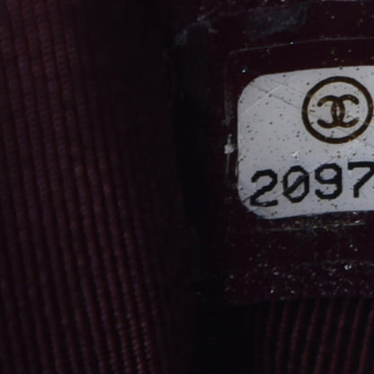 Chanel Lambskin Chevron Quilted Camera Case Black 7 of 8