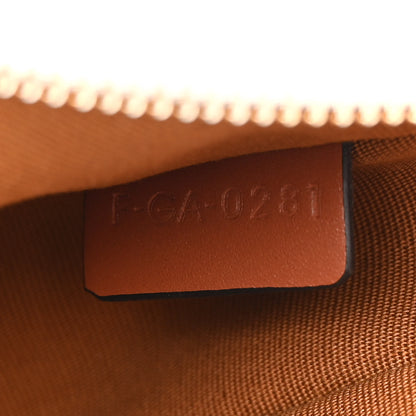 Celine Canvas Calfskin Ava Triomphe Shoulder Bag White 7 of 12