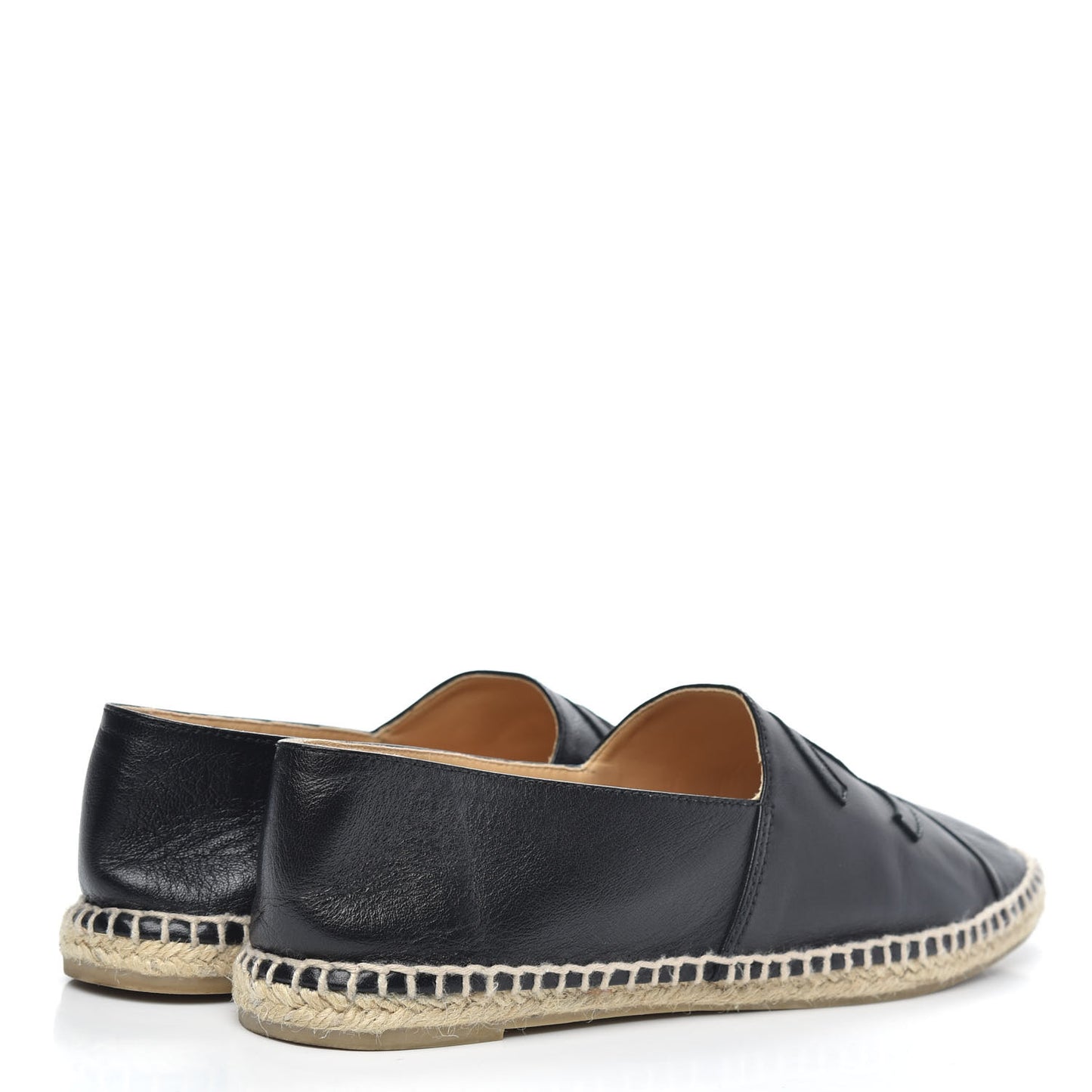 Lambskin CC Espadrilles 41 Black