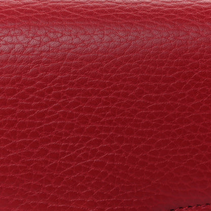 Gucci Dollar Calfskin Small Interlocking G Shoulder Bag Red 6 of 7
