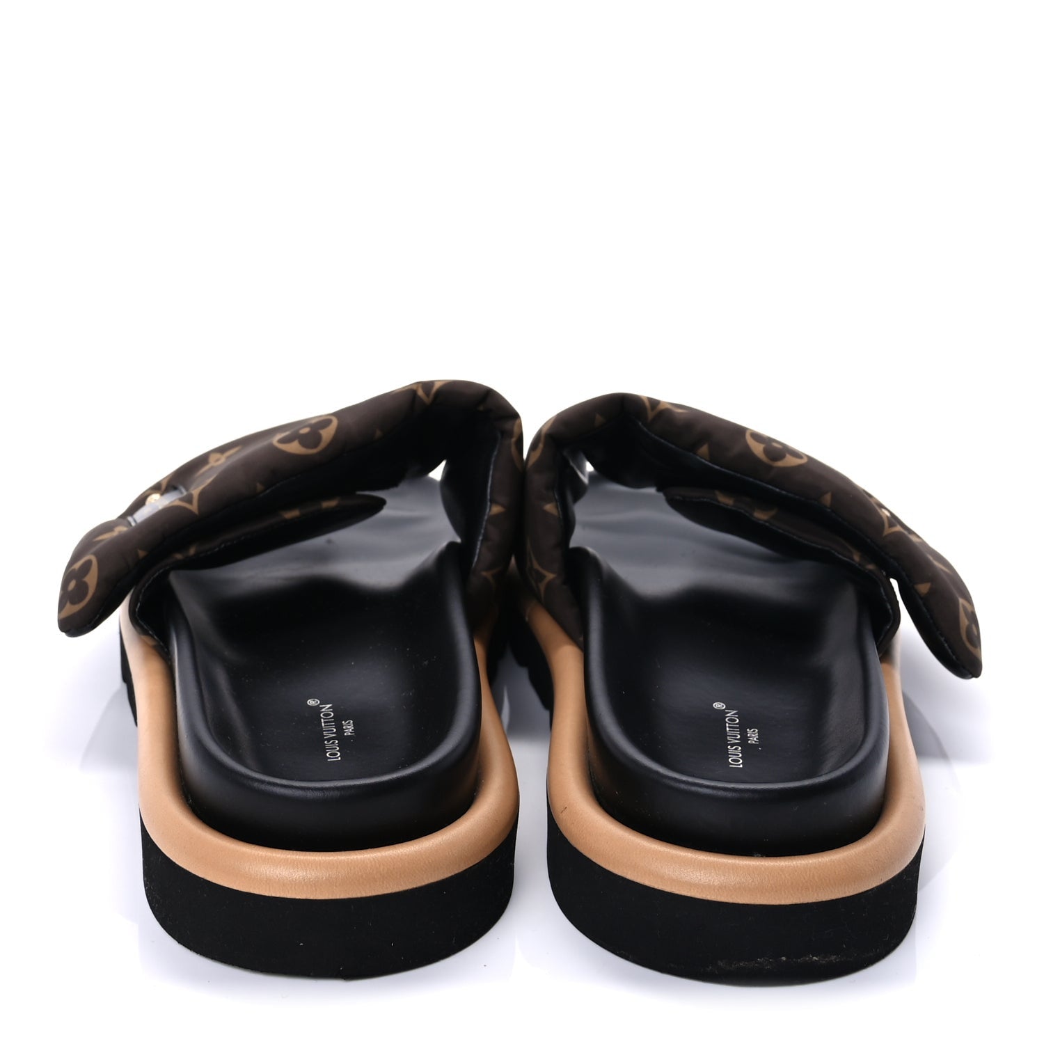 Louis Vuitton Nylon Monogram Pool Pillow Comfort Mule 40 Cacao Brown 5 of 10