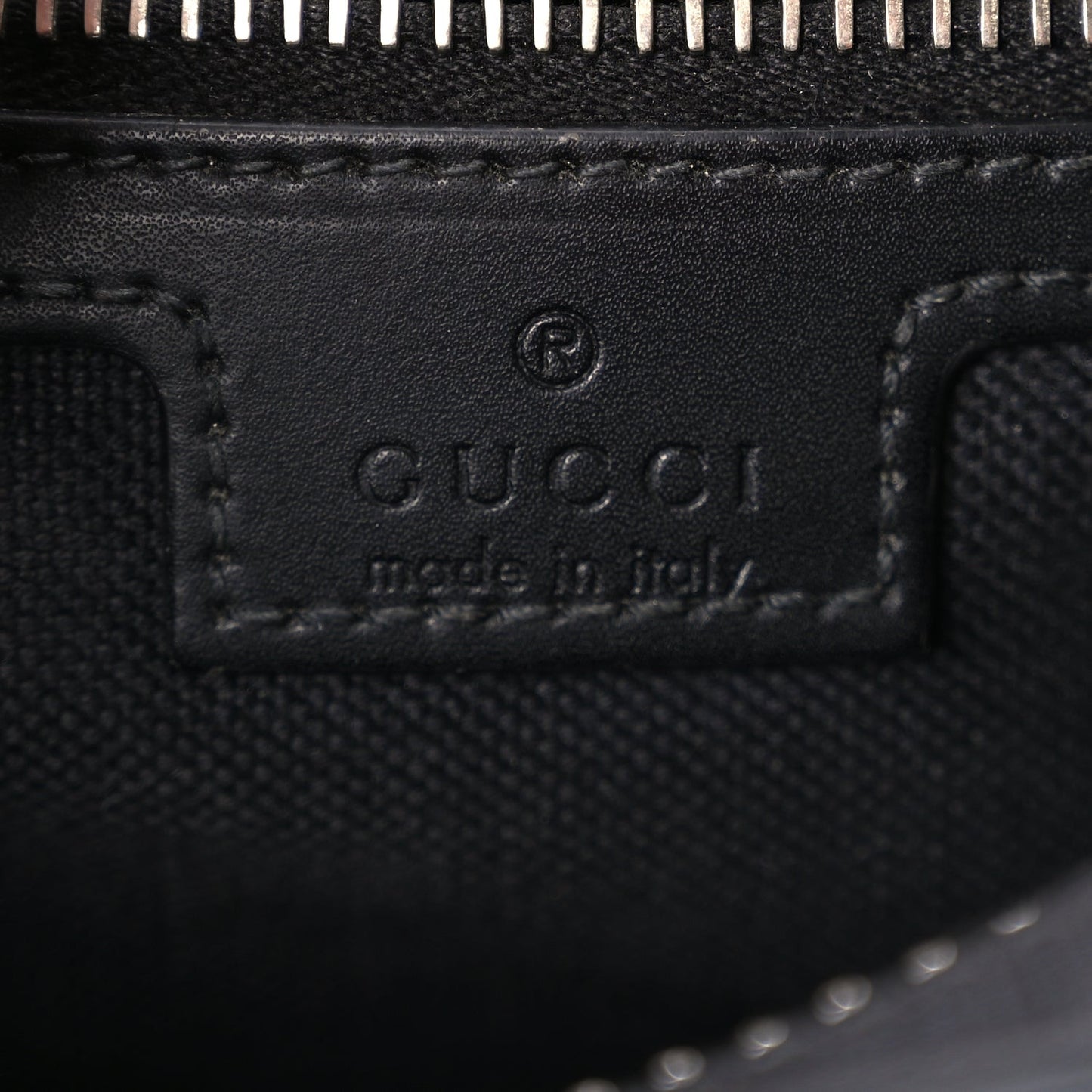 Soft GG Supreme Monogram Web Belt Bag Black Grey