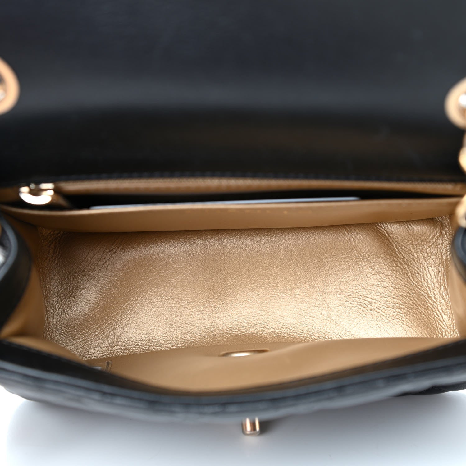 Chanel Lambskin Quilted Mini Pearl Crush Flap Black 4 of 4