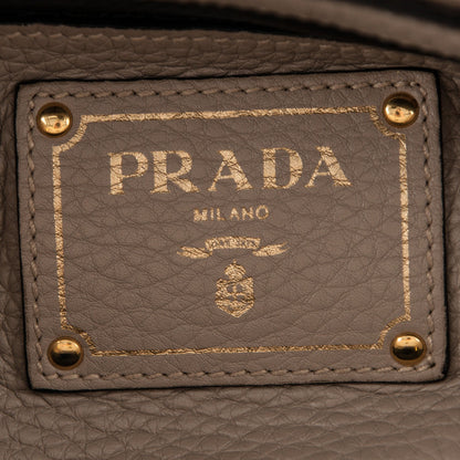 Prada Vitello Daino Shopping Tote Pomice 7 of 8