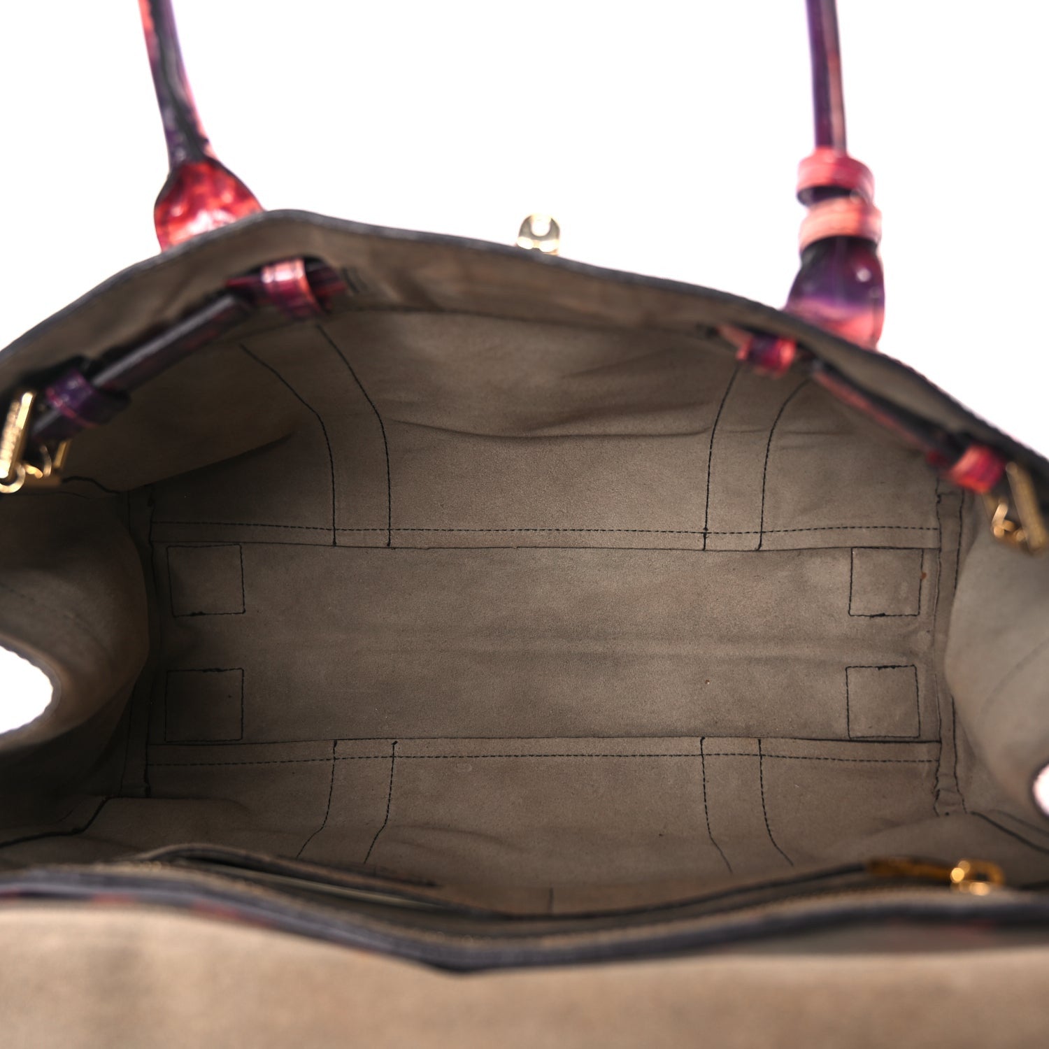 Mulberry Patent Loopy Leopard Bayswater Plum 4 of 8