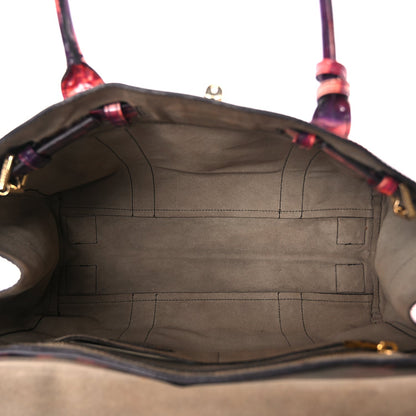 Mulberry Patent Loopy Leopard Bayswater Plum 4 of 8