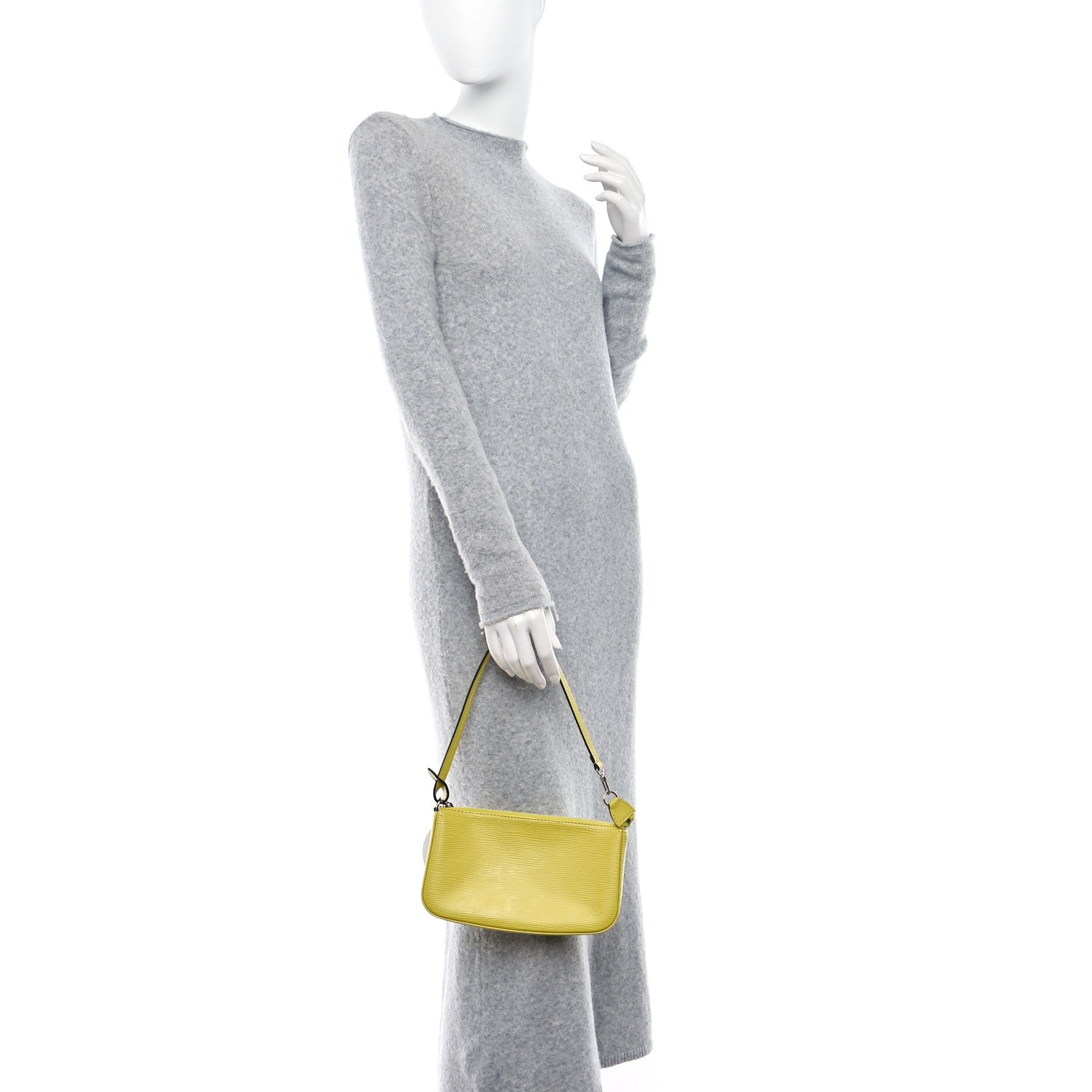 Louis Vuitton Epi Pochette Accessories NM Pistache 2 of 9