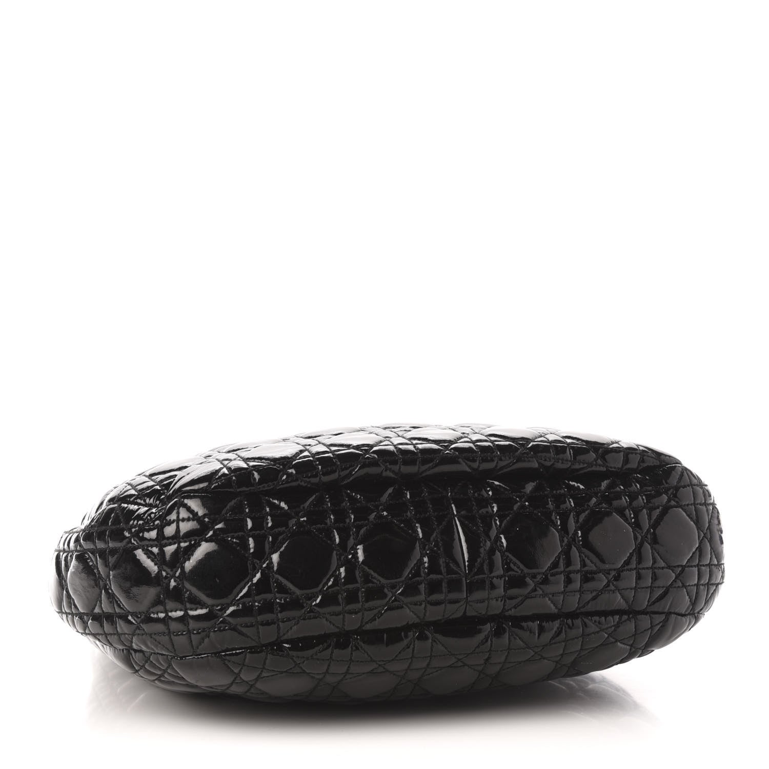 Christian Dior Patent Cannage Hobo Black 4 of 11