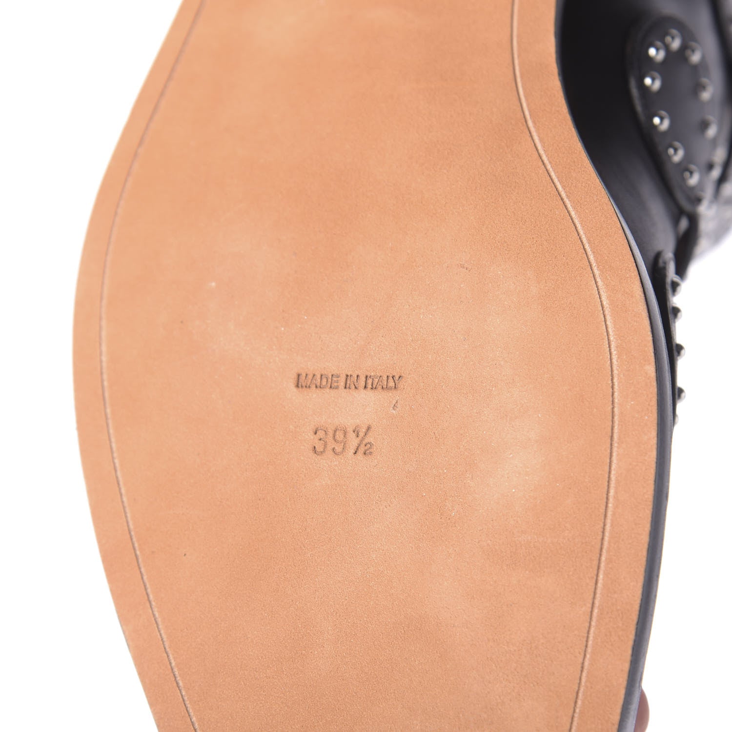 Givenchy Calfskin Studded Prue Buckle Bootie 39.5 Black 8 of 13