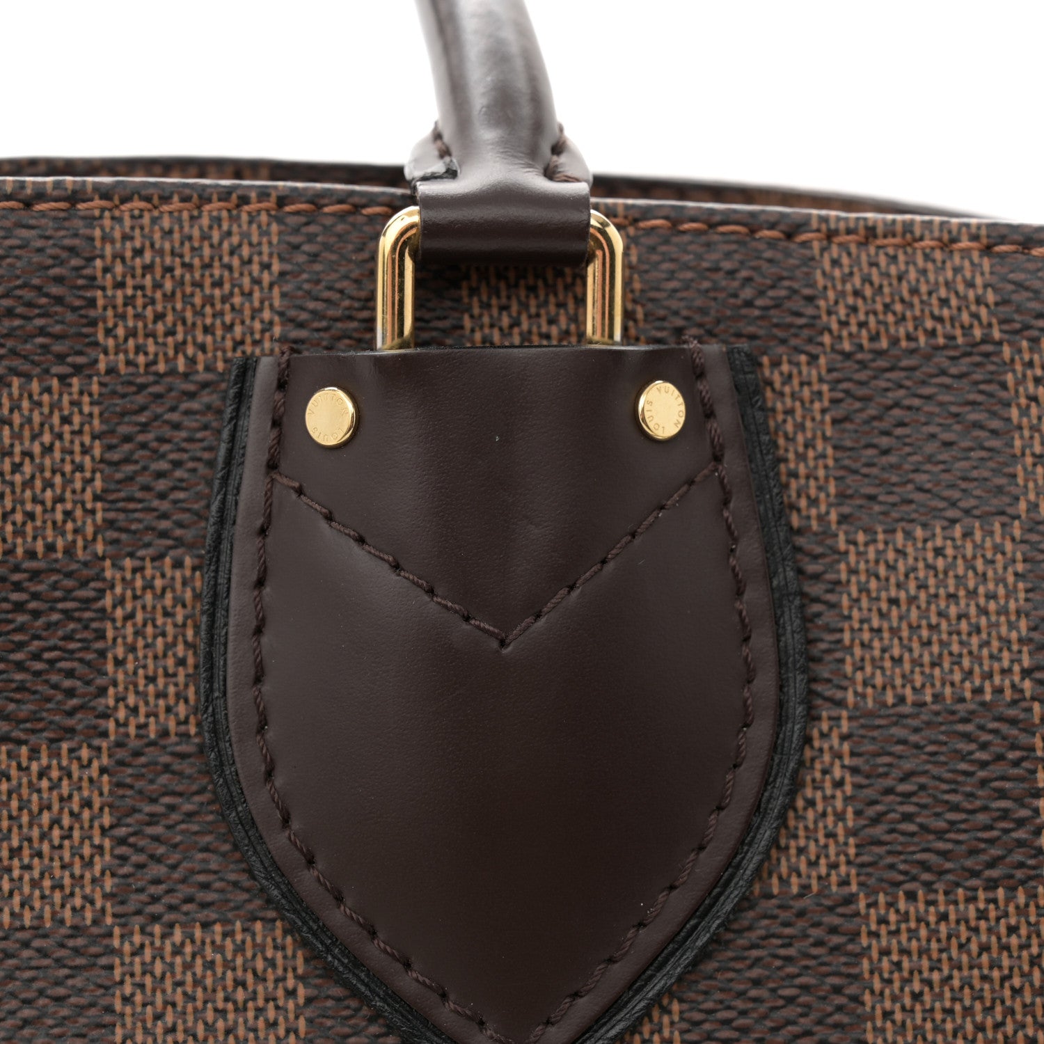 Louis Vuitton Cuir Taurillon Damier Ebene Normandy Black 14 of 16