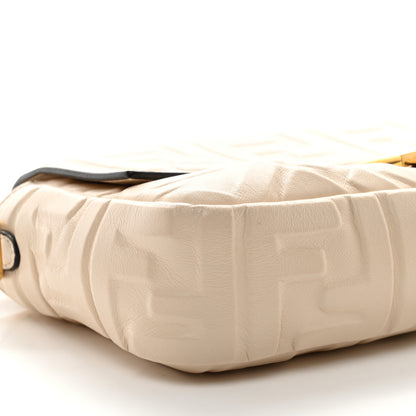 Fendi Nappa FF 1974 Embossed Baguette Camelia 8 of 11