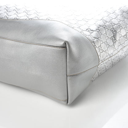 Gucci Guccissima Large Tote Silver 5 of 9