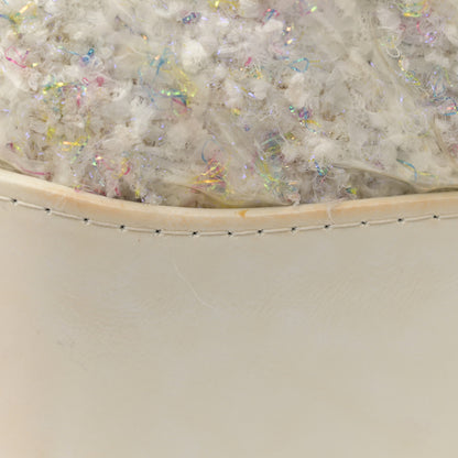 Chanel Tweed PVC Patent Chevron Quilted Medium Gabrielle Hobo White 16 of 16