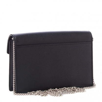 Louis Vuitton Soft Calfskin My Lockme Chain Pochette Black 3 of 8