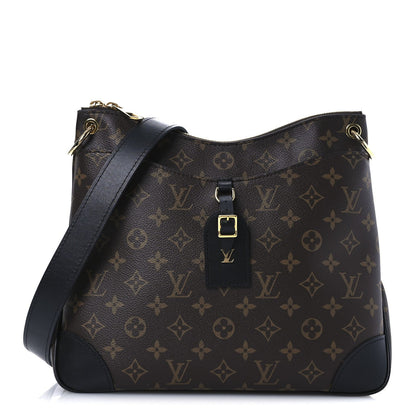 Louis Vuitton Monogram Odeon MM Black 7 of 7