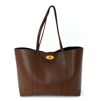 Mulberry Small Classic Grain Bayswater Tote Oak Oxford Blue 1 of 8