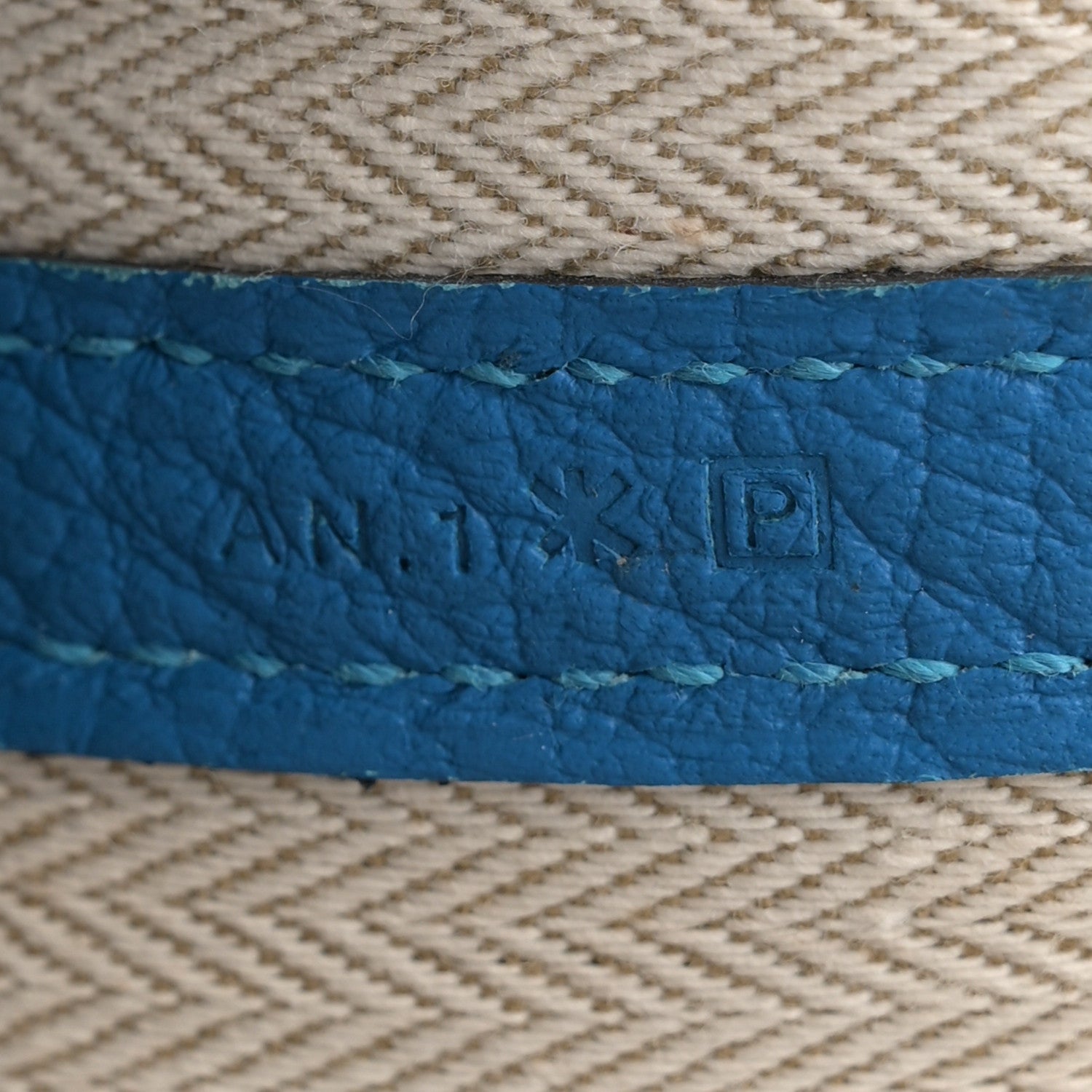 Hermes Negonda Garden Party Tote 36 MM Bleu Hydra 7 of 7