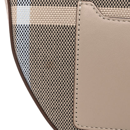 Burberry Canvas Calfskin Check Small Olympia Beige 12 of 13