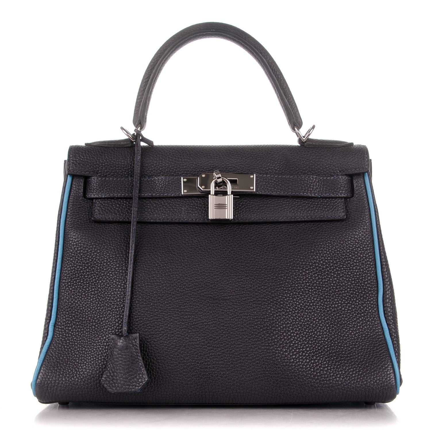 Hermes Togo Kelly Retourne 28 Indigo Blue Jean 1 of 25