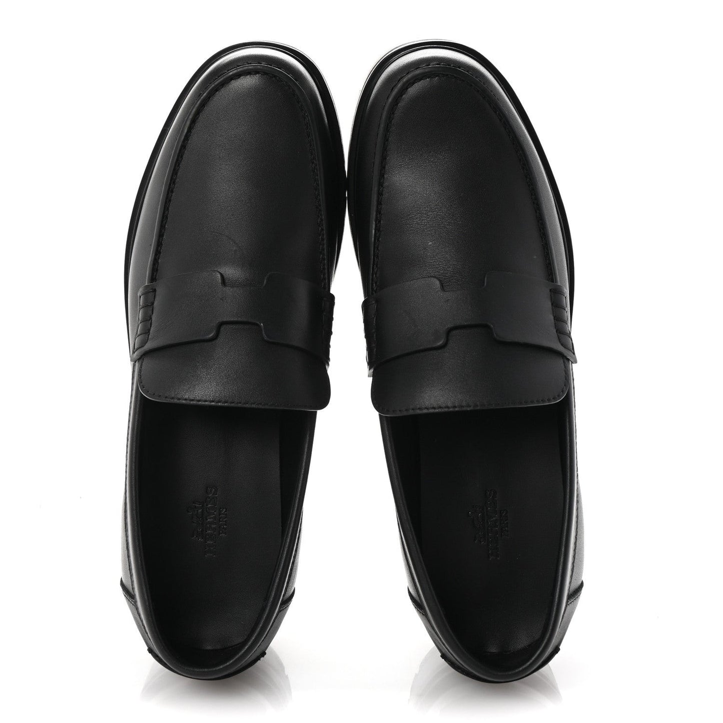 Calfskin Ivy Loafer 38 Black