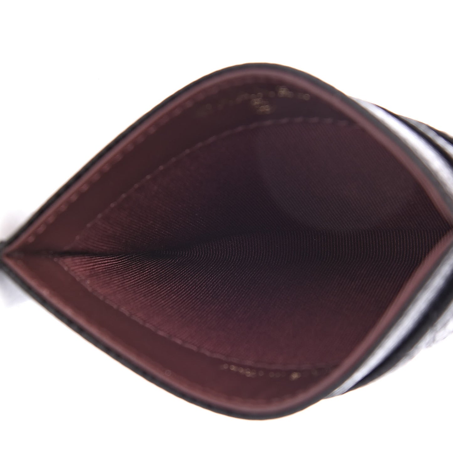 Caviar Quilted Card Holder Black