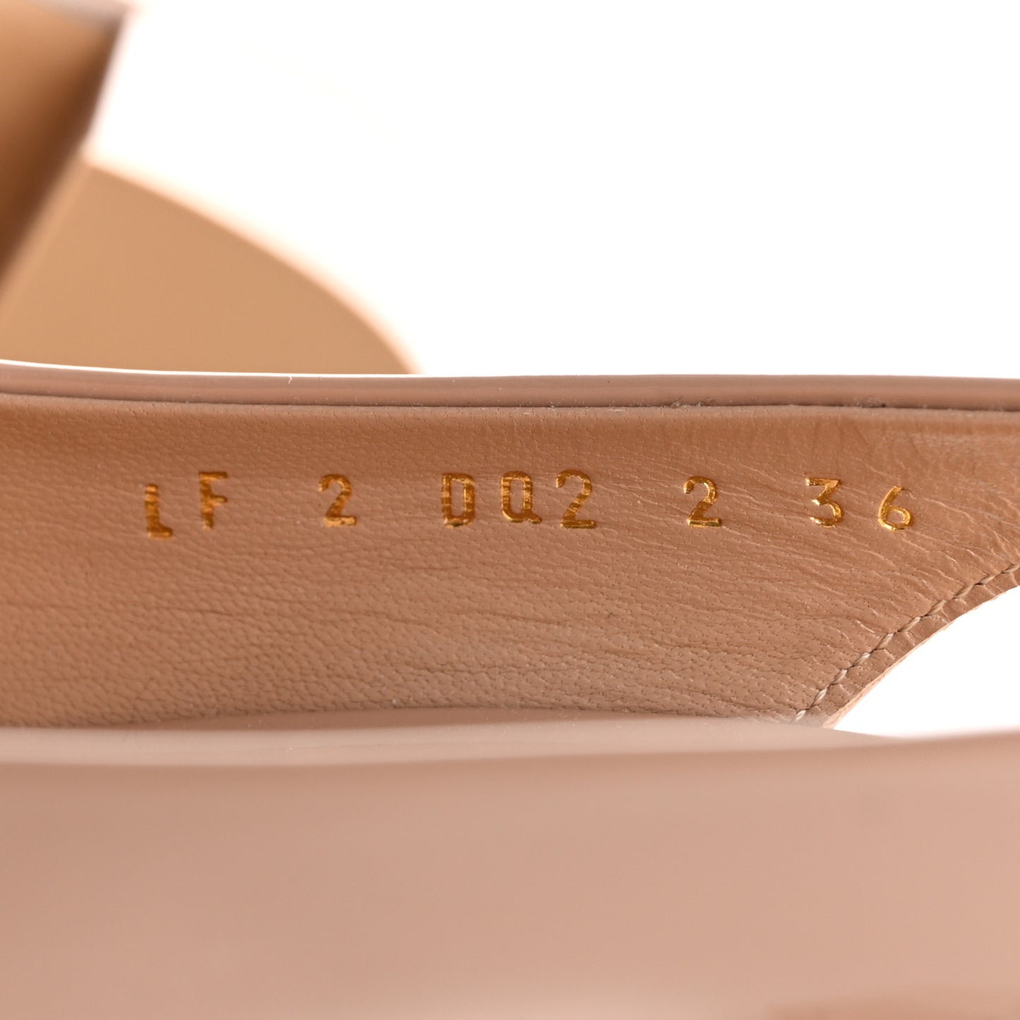 Patent One Stud Ankle Strap 60mm Block Heel Pumps 36 Rose Cannelle