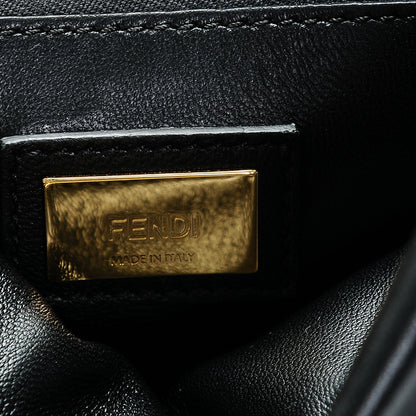 Fendi Nappa Mini Peekaboo Iconic Satchel Black 6 of 6