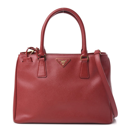 Prada Saffiano Lux Medium Tote Fuoco 1 of 11