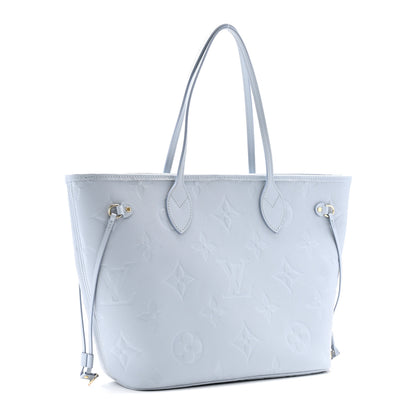 Louis Vuitton Empreinte Monogram Giant Neverfull MM Blue Hour 3 of 9