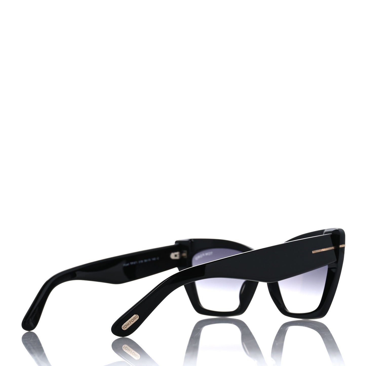 Acetate Wyatt Sunglasses TF871 Black