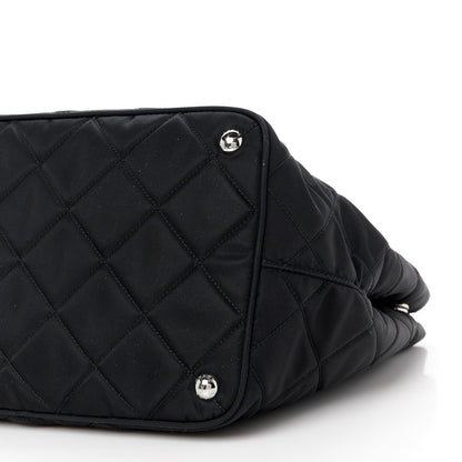 Prada Nylon Tessuto Impuntu Quilted Tote Black 11 of 11
