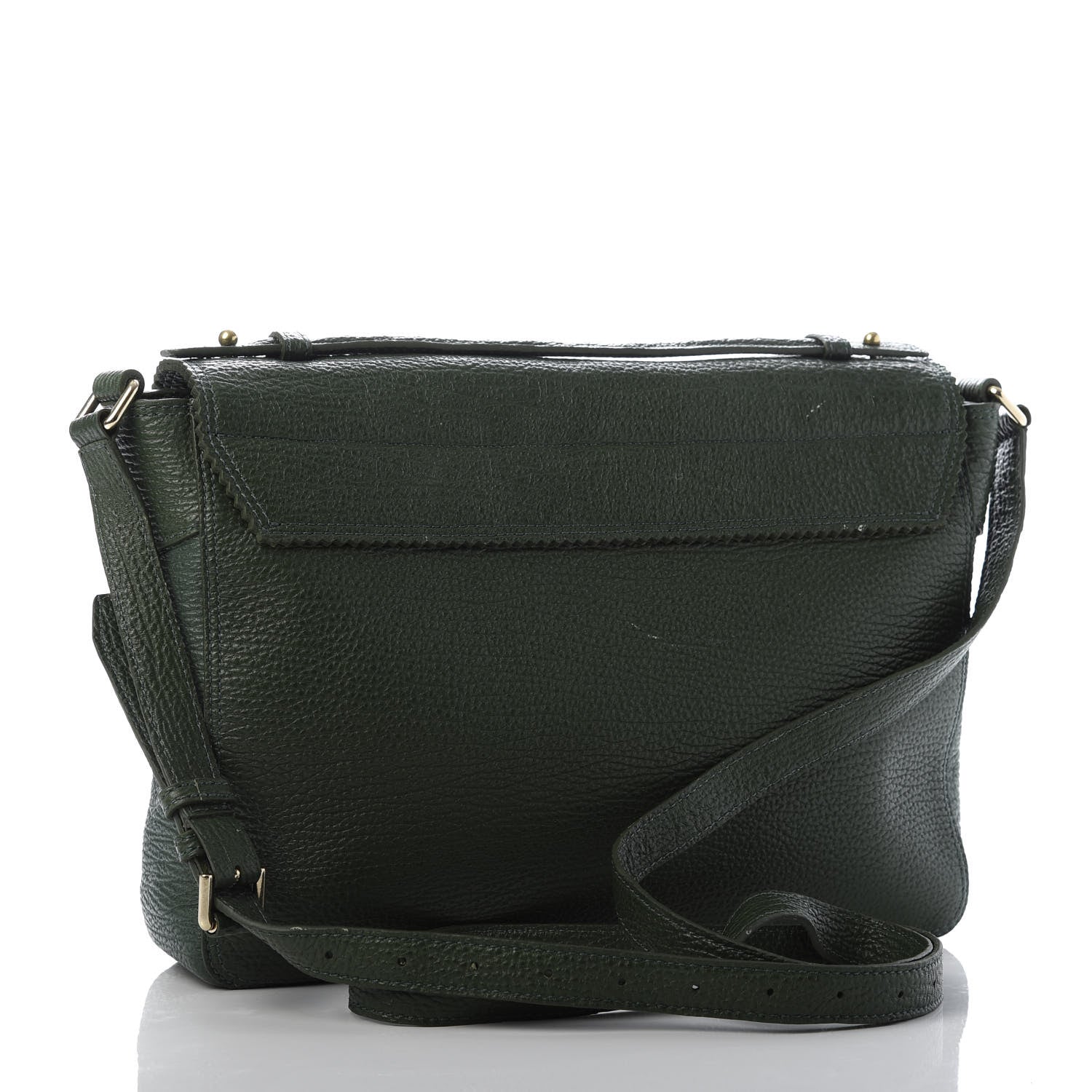 3.1 Phillip Lim 3.1 Shark Embossed Calfskin Pashli Messenger Jade 3 of 10