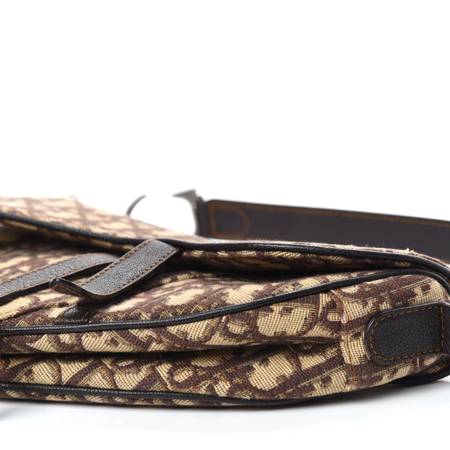 Christian Dior Monogram Saddle Bag Brown 9 of 10