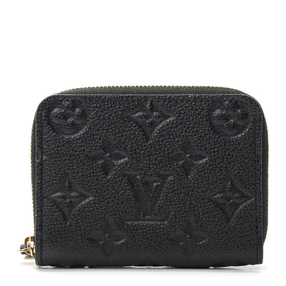 Louis Vuitton Empreinte Zippy Coin Purse Black 1 of 8