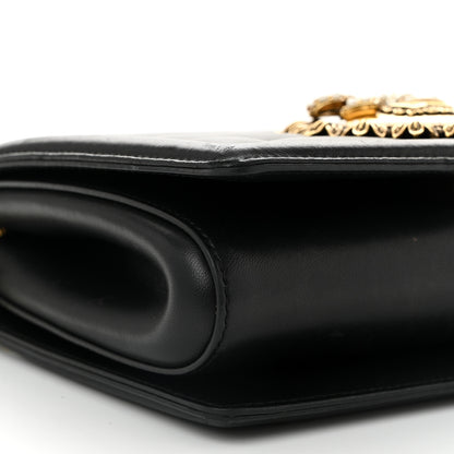 Dolce & Gabbana Calfskin Medium Devotion Crossbody Bag Black 9 of 13