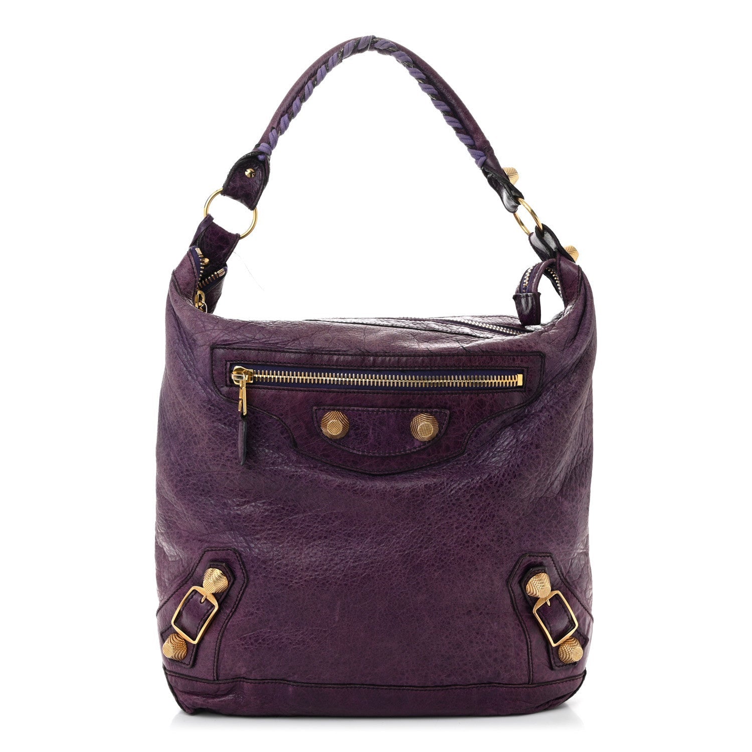 Balenciaga Agneau Giant 21 Gold Hardware Day Hobo Raisin 1 of 7